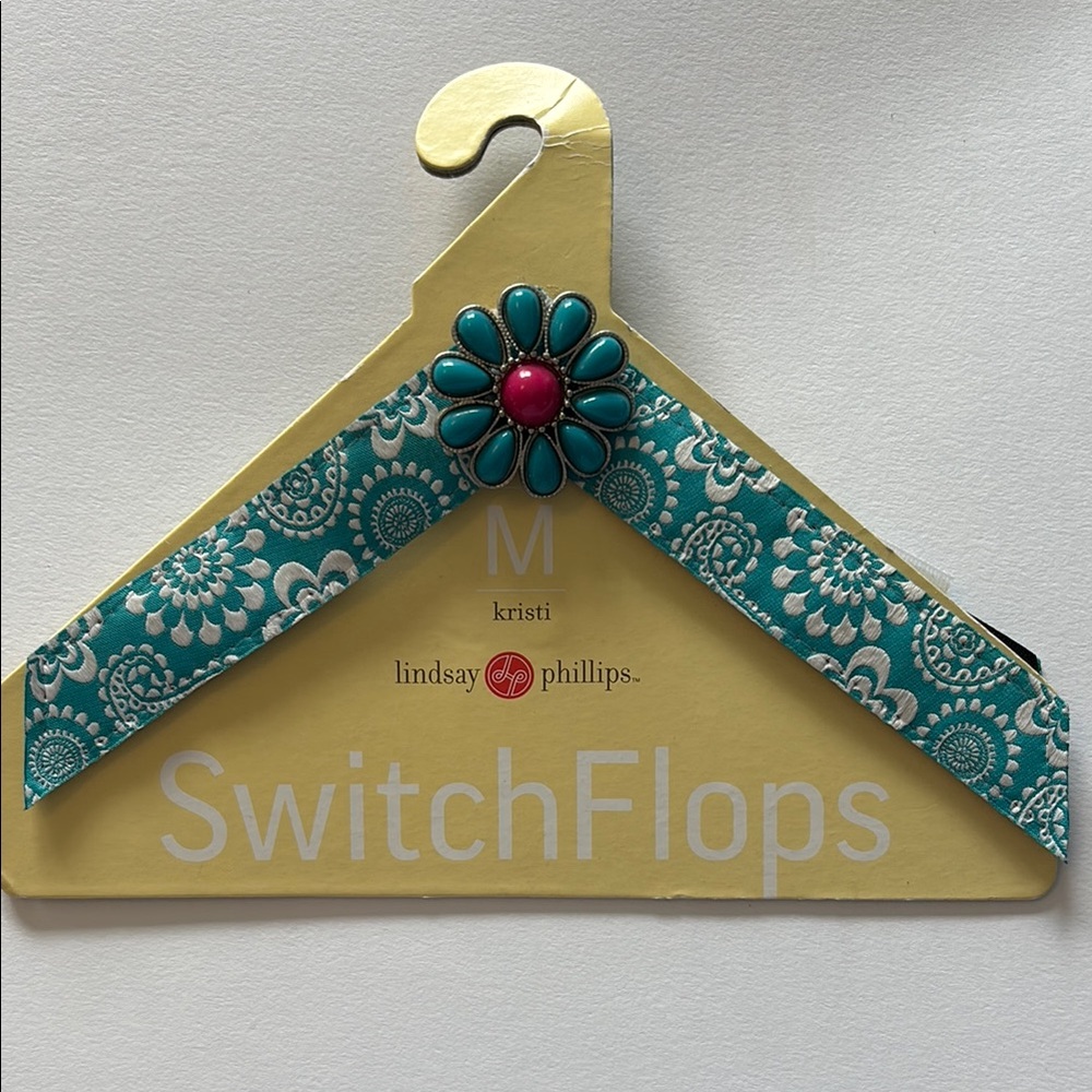 Lindsay Phillips Turquoise Switch Flop Straps